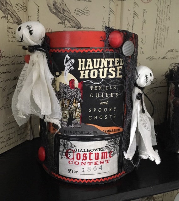 Halloween Haunted House Halloween Decorations Ghost Decor Etsy