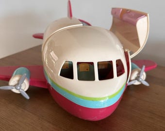 Lil Woodzeez Toy Airplane Honeysuckle Airway Jet Playset Plane
