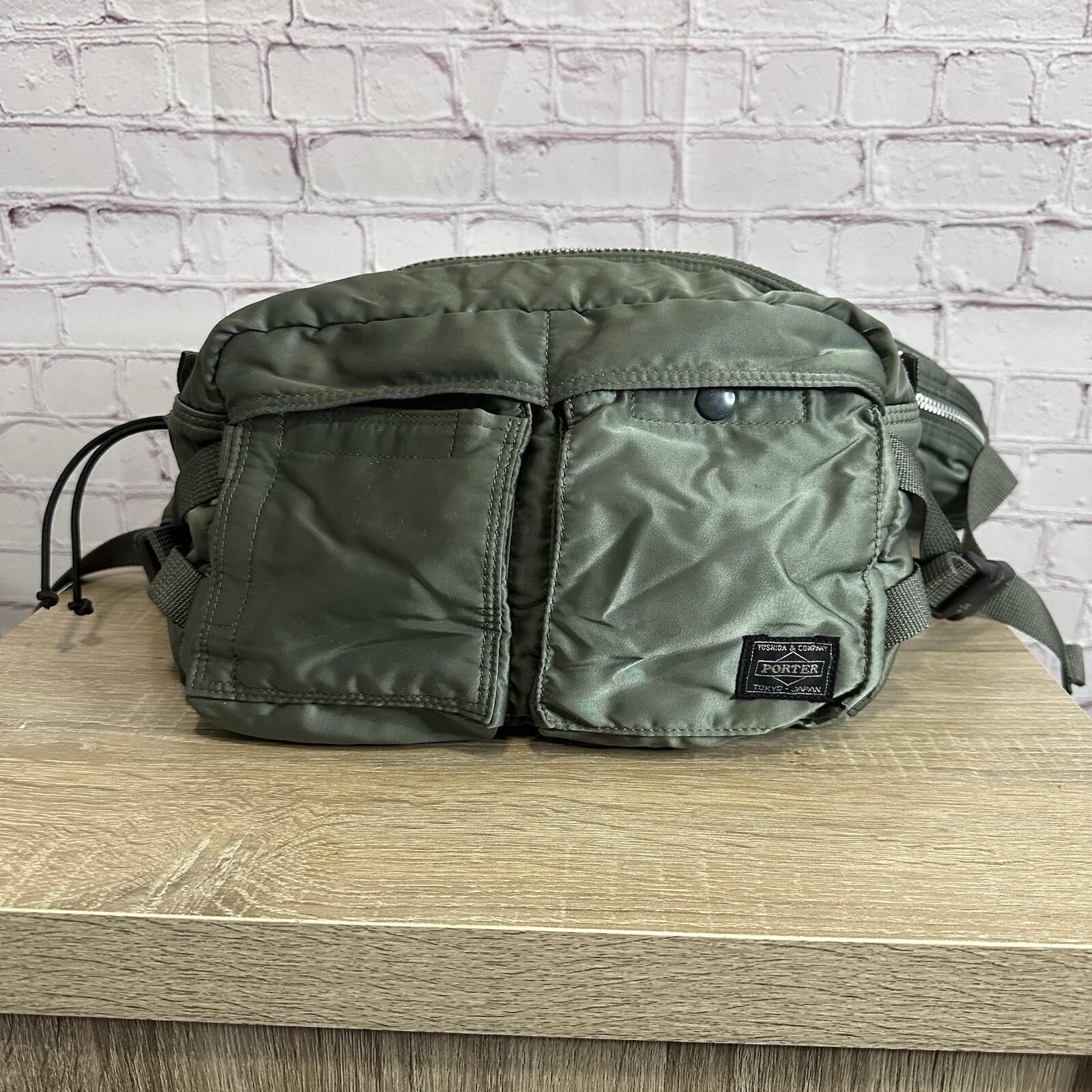 Vintage Porter-yoshida & Co. Tanker Waist Bag (or Hip Bag) in Sage