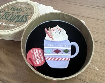 Erstwilder ブローチ - クリスマス ココア - メリー キッチマス コレクション - 新品未開封