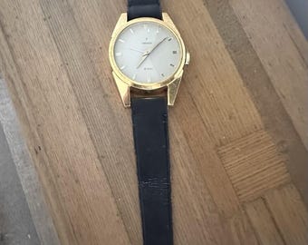 Orologio da parete vintage Towncraft a forma di orologio con movimento a rubino. Funzionante. RARO