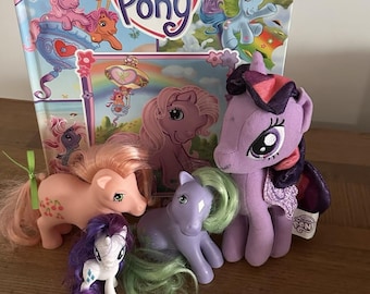 Set My Little Pony. Libro del 2005. Pony del 2016, 2017, 2018 e 2019. Cerca e trova