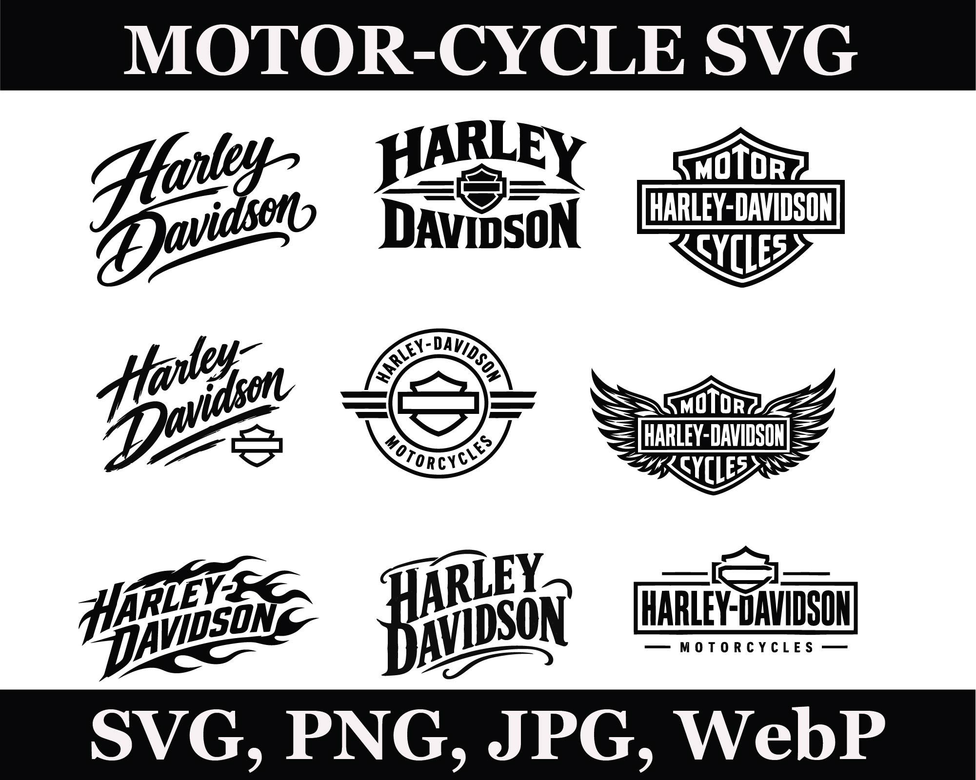 Harley Davidson Script Font - Etsy