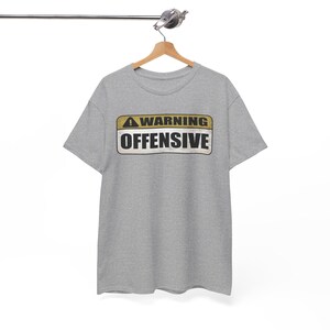Warnung Offensive Getragen von Marion Snow Logo Männer Tees T-Shirt Größe S bis 5XL