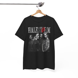 HALESTORM Personels Metal Rock Band Men's Tees T-Shirt Size S to 5XL