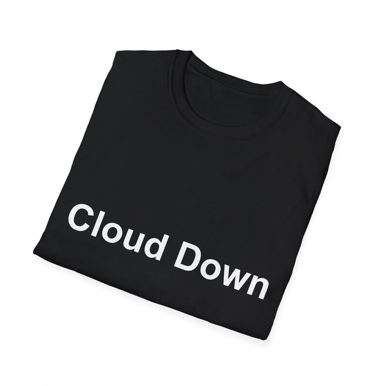 Cloud Down: Funny Coding Tee image 6