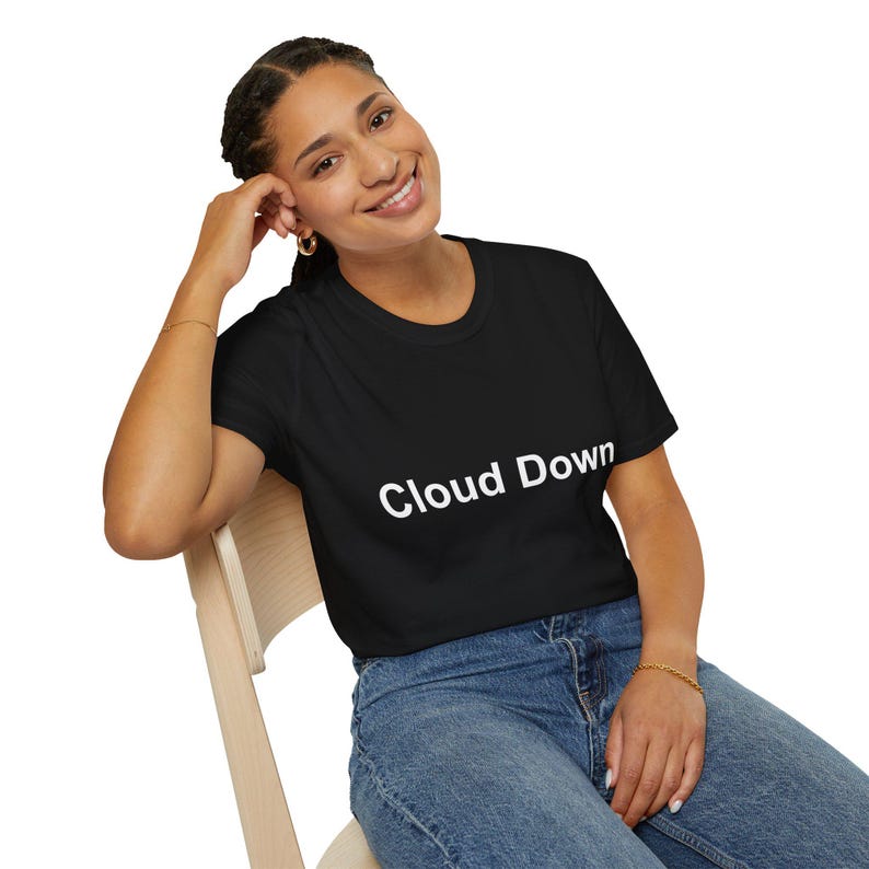 Cloud Down: Funny Coding Tee image 12