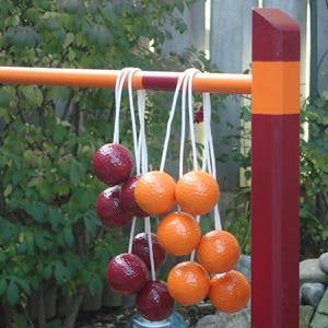 Ladder Ball Bola Ball Sets Custom colors for Weddings or Sports teams. With or without Logos & Monograms Ladders not included image 10