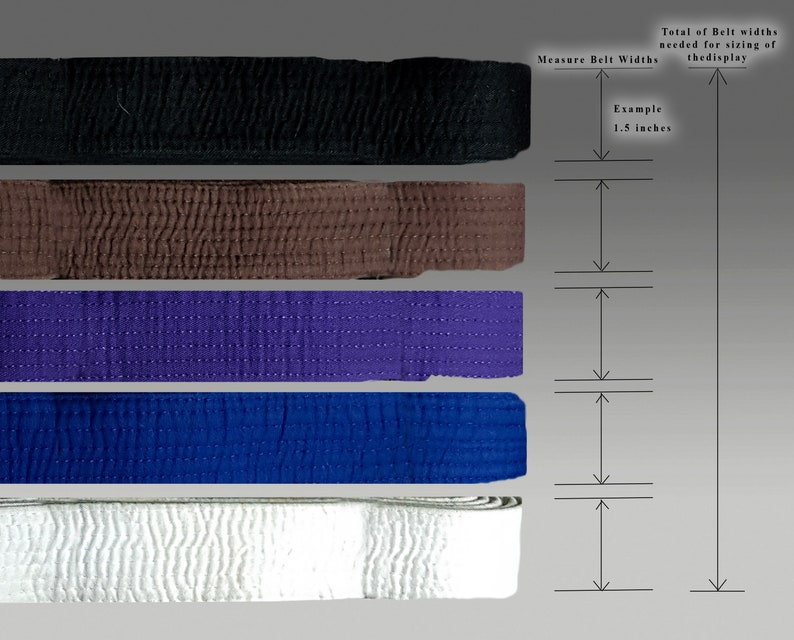 Maple Martial Arts Belt Displays Personalized Wall Mounted Etsy