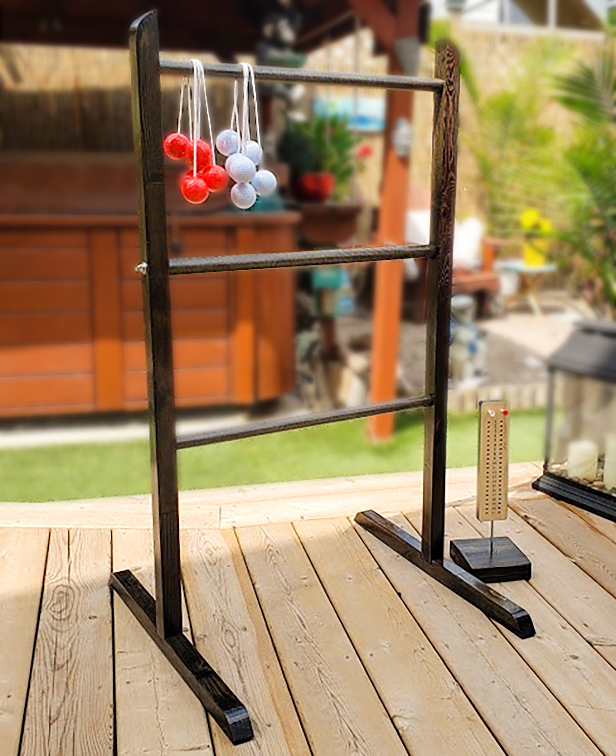 Wooden Ladder Ball Sets for Outdoor Weddings Picnics Family Etsy