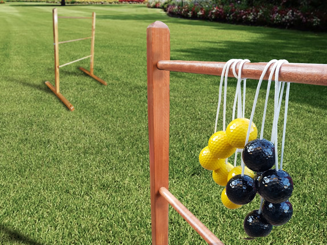 Wooden Ladder Ball Sets for Outdoor Weddings Picnics Family Etsy