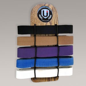 Martial Arts Belts Wall Hanging Storage Karate Belt Display Holder