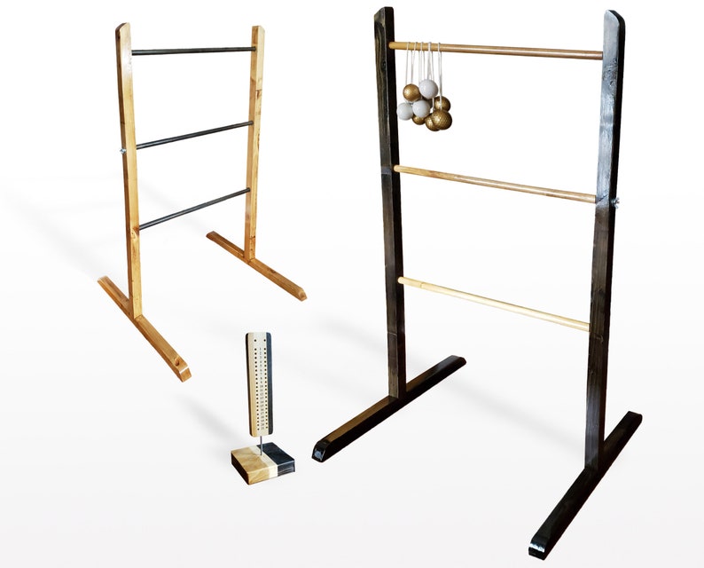 Wooden Ladder Ball Game Sets Wedding Game Family Reunion Etsy