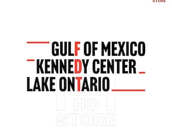 Gulf of Mexico Kennedy Center Lake Ontario PNG SVG, Hidden FDT Design, Anti Trump Resistance Quote, Political Protest (Digital Download)