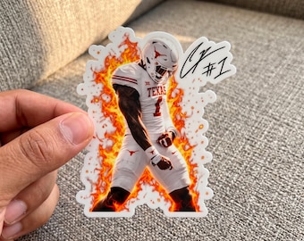 Colin Simmons Texas Football Sack Fan Sticker