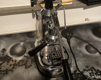La Pavoni Europicola Lever Espresso Machine Silver - Perfect Espresso, Stainless Steel, 1L Water Tank, Analog Control