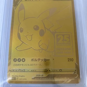 25th Anniversary Pikachu Card - Mint Sealed Acrylic Box - Collectible PSA 10 - Pokémon TCG Exclusive image 9