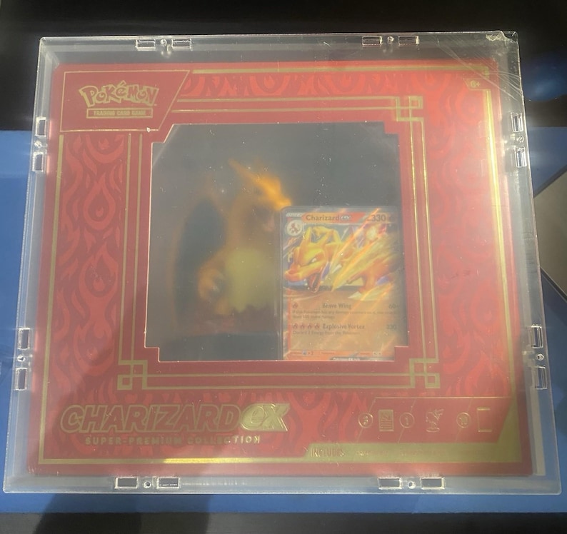 Pokemon Charizard EX Super Premium Collection - Sealed Acrylic Case, PSA 10 - Limited Edition 2025 image 3
