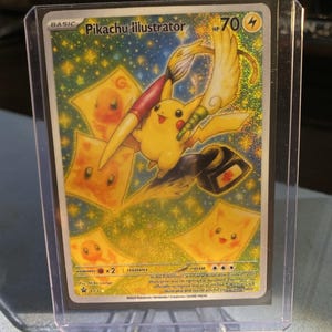 ゴッホ風のピカチュウ星月夜限定カード - ホログラム入りポケモンTCG