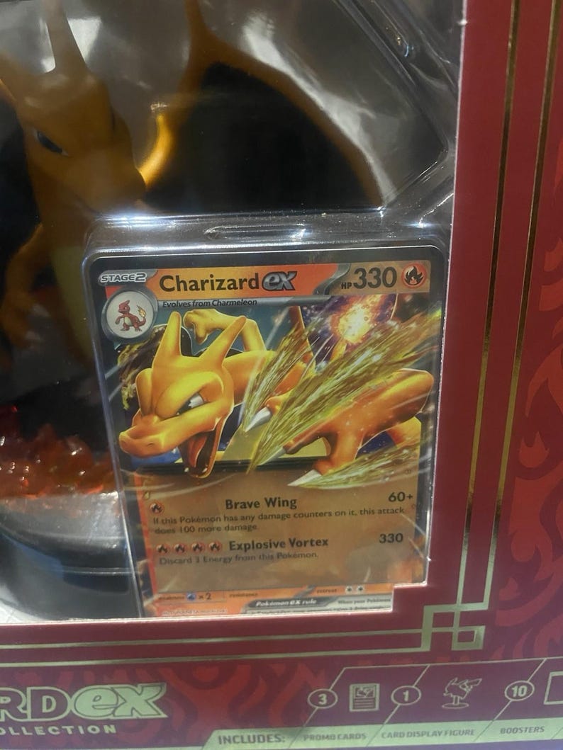 Pokemon Charizard EX Super Premium Collection - Sealed Acrylic Case, PSA 10 - Limited Edition 2025 image 5