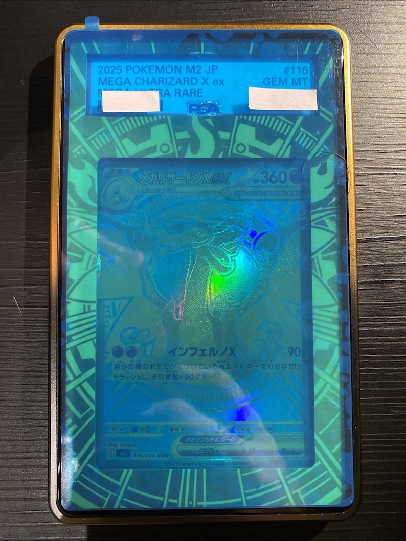 PSA 10 Mega Charizard X ex 116/080 Inferno X M2 Pokemon Card Jp Special Case image 2