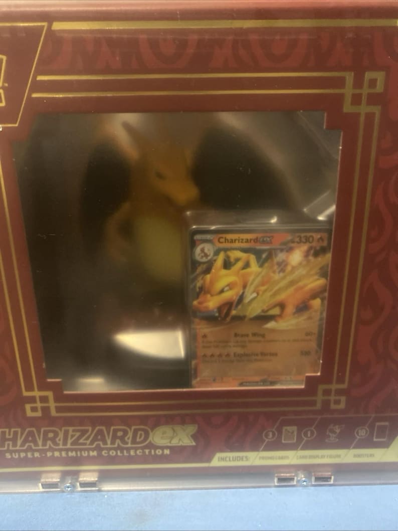 Pokemon Charizard EX Super Premium Collection - Sealed Acrylic Case, PSA 10 - Limited Edition 2025 image 1