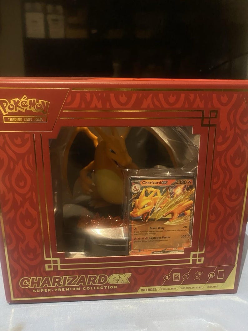 Pokemon Charizard EX Super Premium Collection - Sealed Acrylic Case, PSA 10 - Limited Edition 2025 image 4