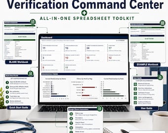 Provider Network Verification Tracker | Excel Payer Status & Follow-Up Dashboard