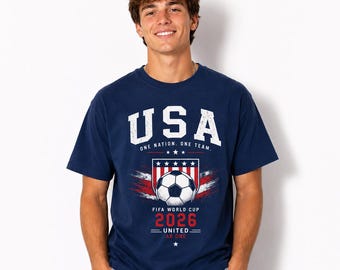 Camiseta de aficionado al fútbol de EE. UU. para la Copa Mundial de la FIFA 2026, camiseta de la selección nacional estadounidense