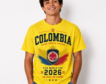 Colombia Soccer Fan Shirt 2026 FIFA World Cup Pride Tee
