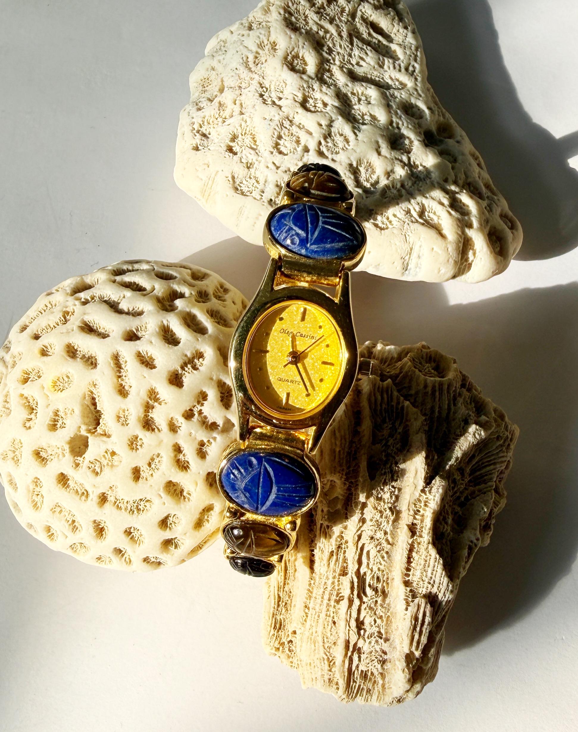 Monet Scarab‎ Ladies Watch New Battery 21MM 7\