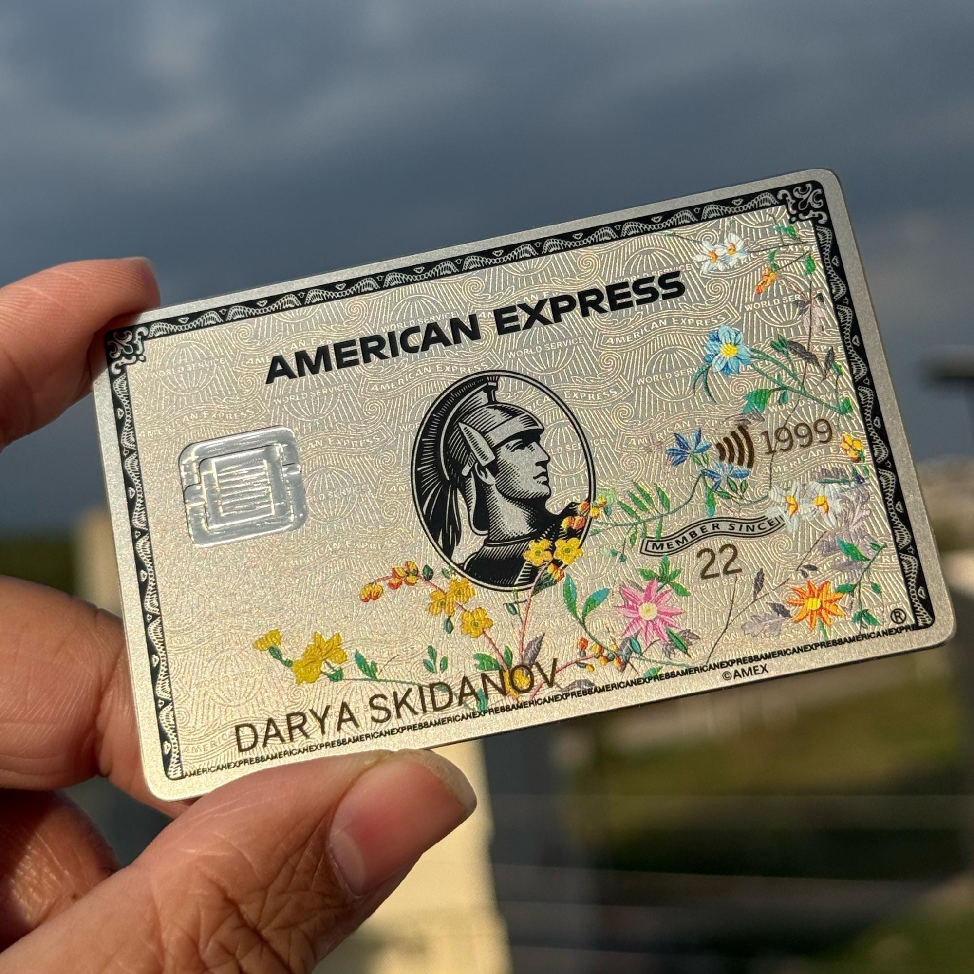 American Express Metal Credit Card - Etsy