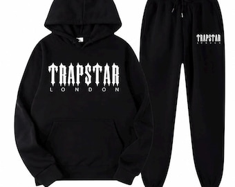 Ensemble de survêtement unisexe Trapstar | Ensemble sweat à capuche et pantalons de jogging | Tenue streetwear décontractée