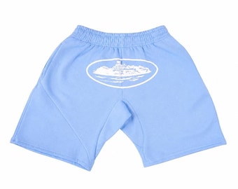 Corteiz  Blue Shorts | Unisex Streetwear Summer Shorts | Casual Athletic Fit
