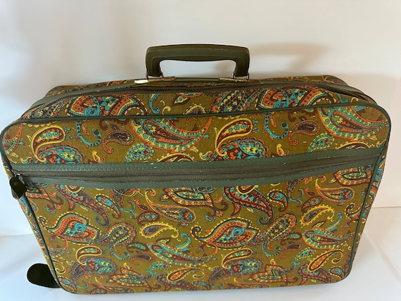 Vintage 1960 Bantam Travelware Bronx NY Paisley S… - image 2