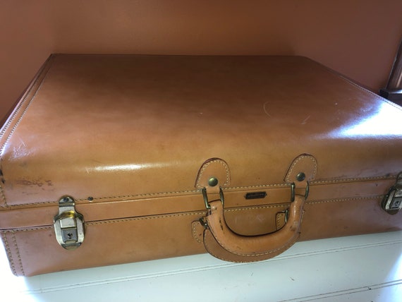 hartmann luggage leather vintage