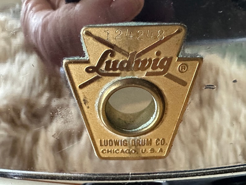 Vintage 1960's Ludwig Snare Drum image 3