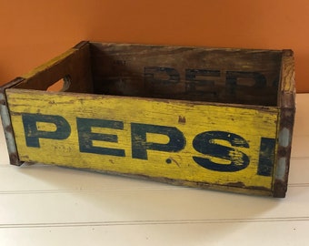 Vintage Pepsi-Cola Crate McKees Rocks PA