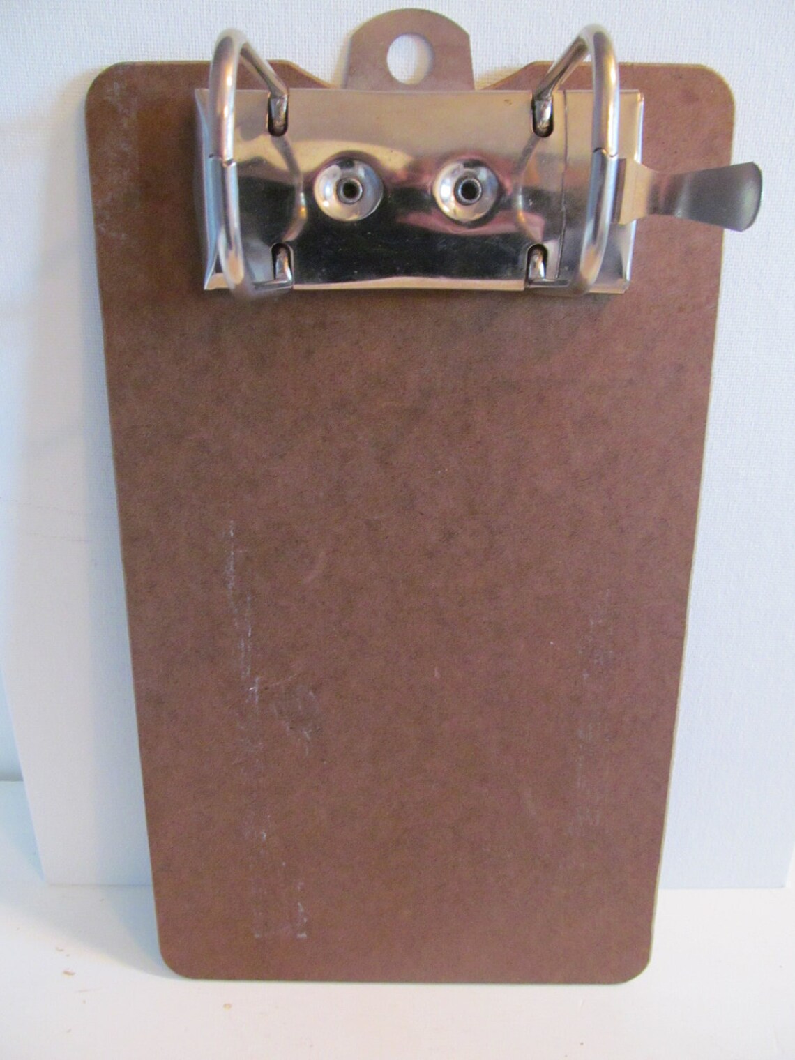 Vtg Clipboard Two Hole Punch Receipt Holder Etsy