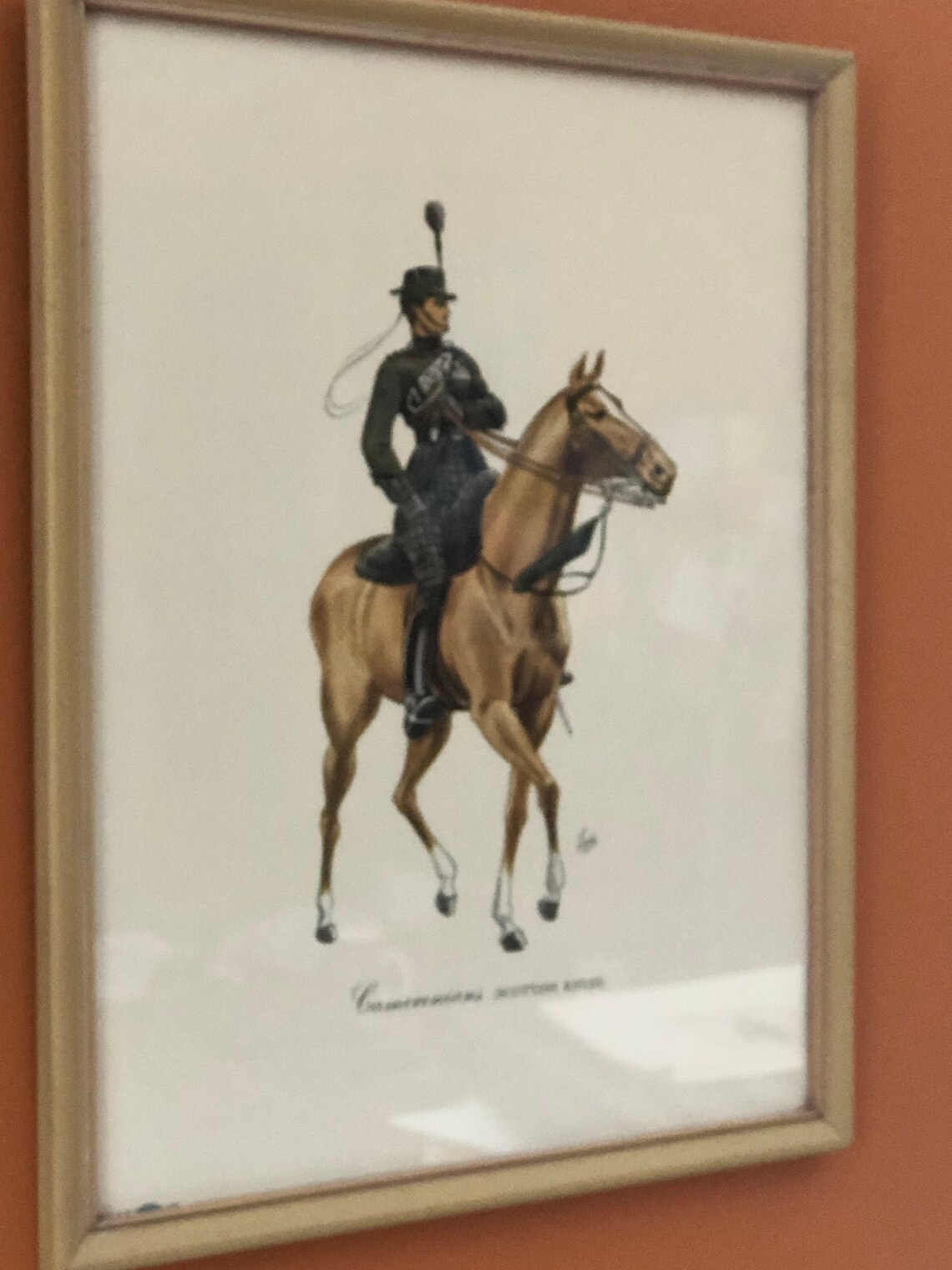 Vintage Set of Four Scottish Military Prints Framed Etsy