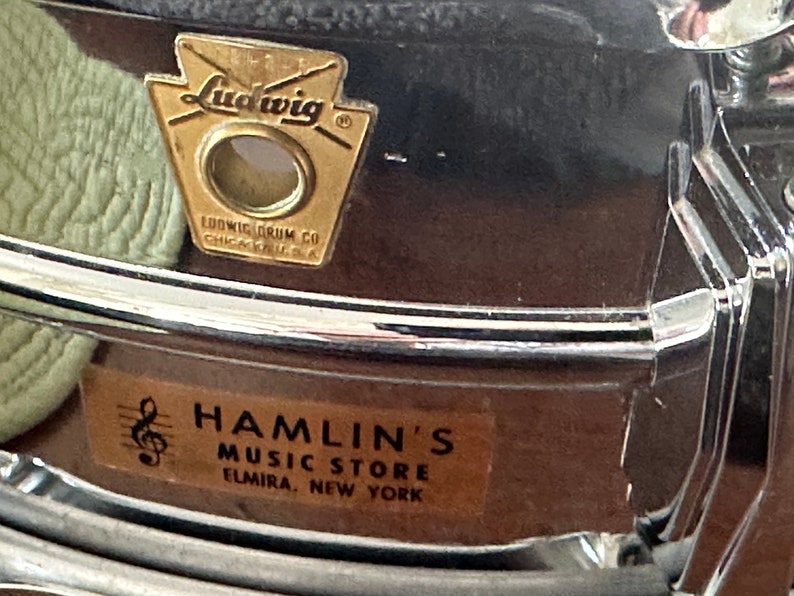 Vintage 1960's Ludwig Snare Drum image 2