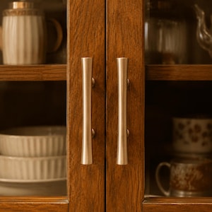 French Antique Brass Cabinet Pull Handle, Zinc Alloy Drawer Knob, Vintage T Bar Cupboard Hardware