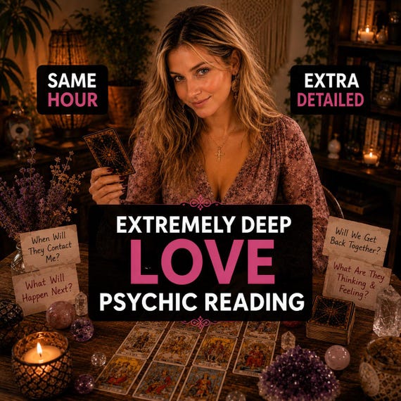 Same Hour Love Psychic Reading, Honest Love Insight, Relationship Clarity, Soulmate & Twin flame