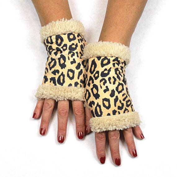 Leopard Fingerless Gloves Cheetah Fingerless Gloves Faux - Etsy Leopard Fingerless Gloves Cheetah Fingerless Gloves Faux - Etsy
