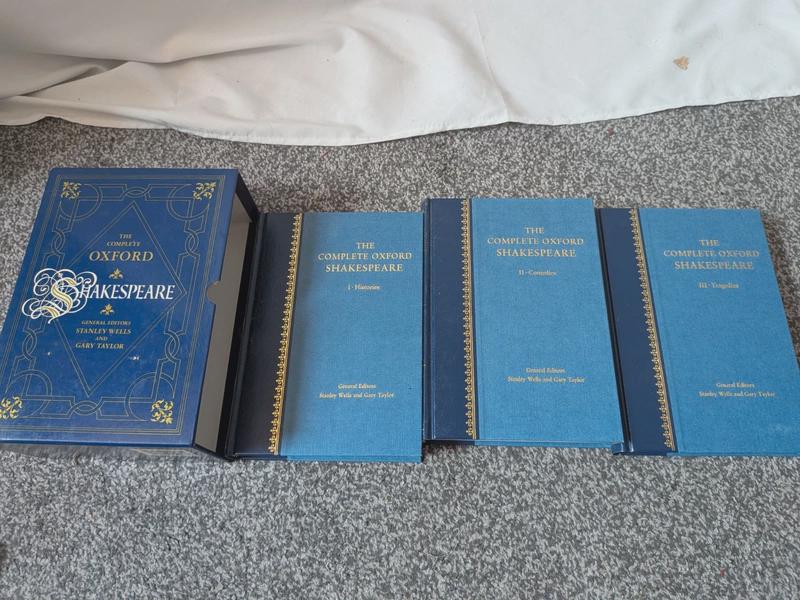 The Complete Oxford Shakespeare - Etsy
