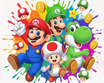 Epic Universe 2026 Family Vacation Shirts, Super Mario Matching Group Tees