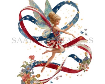 Tinker Fairy PNG, 4. Juli 4.Juli 2018, Instagram Clip Art, Sublimation Sofortiger Download
