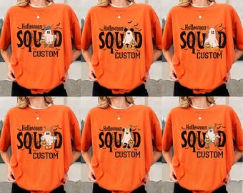 Custom Mickey and Friends Halloween Matching Squad Shirt, Comfort Colors Spooky Walt Disney Shirt, Halloween Trick or Treat Shirt