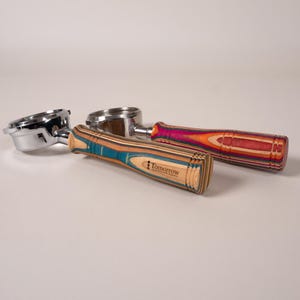 Begagnat skateboardportafilterhandtag — Handgjort kaffemaskinhandtag, M10/M12/E61-tillval