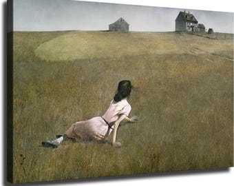 Christina's World poster Canvas Print Painting Picture Wall Art Gift Home Corridor Bedroom Living Room Aesthetic Decoration